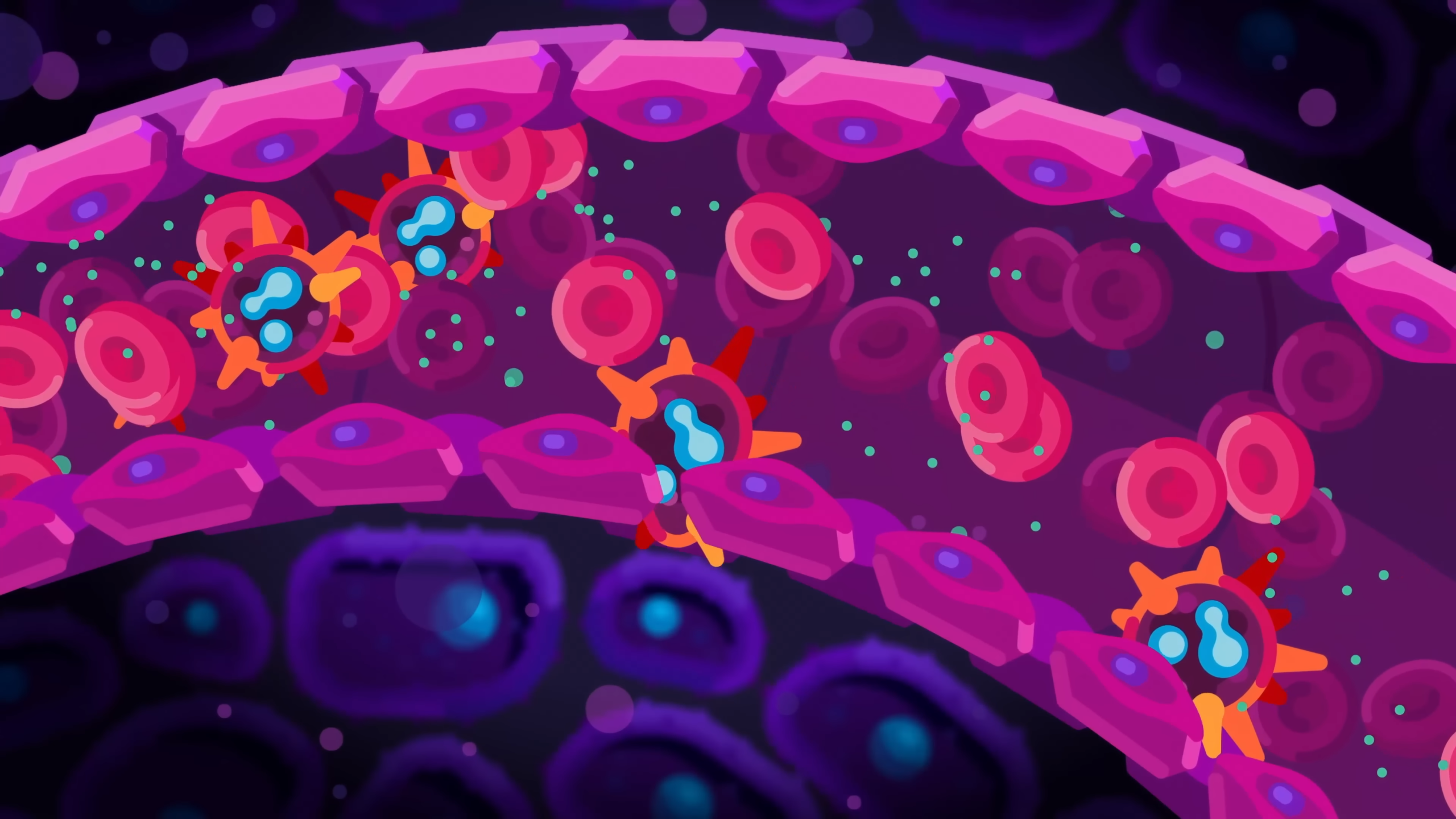 Infectious! Our entry to the 2025 GMTK Game Jam
